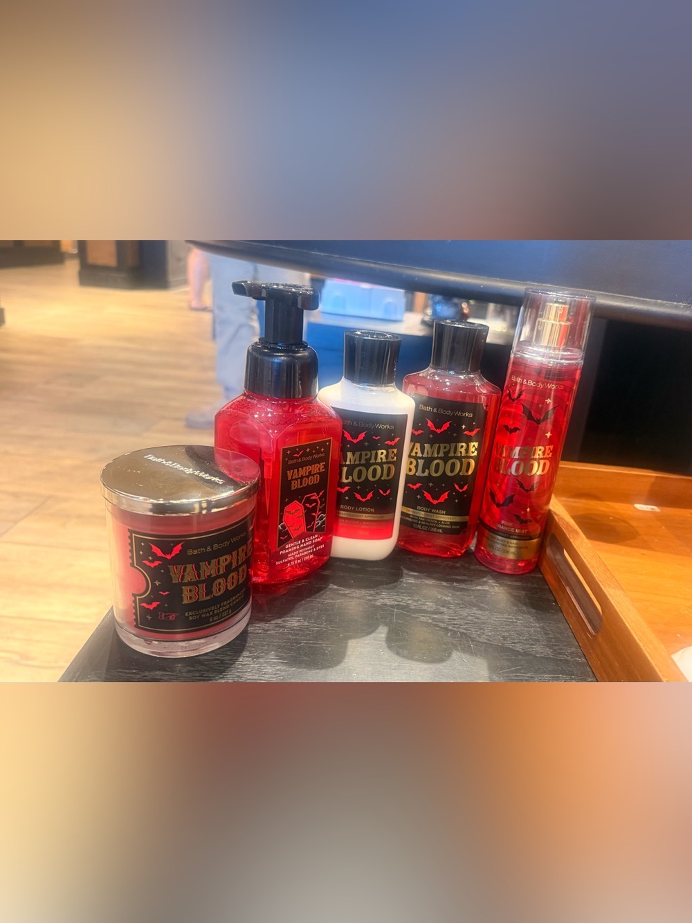 Bath & Body Works Vampire Blood Body Care Set - Red
